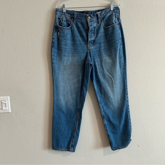 Denim - J crew High Rise straight leg denim woman jeans